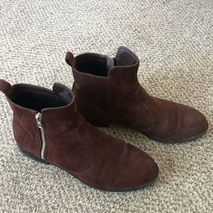 Brown ankle boots